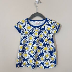 Hanna Andersson Yellow and Blue Daisy Midi Dress